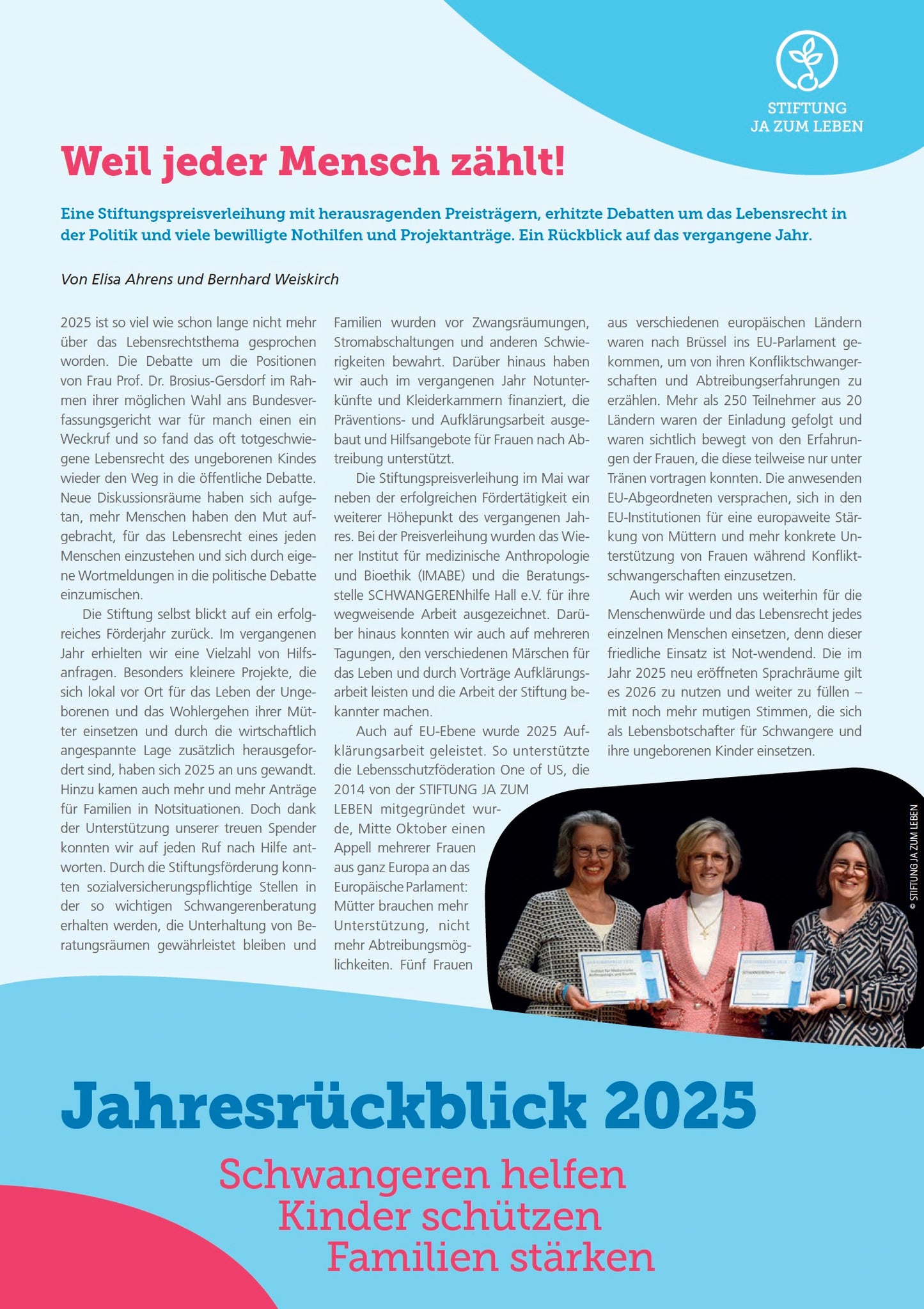 Jahresrückblick 2025