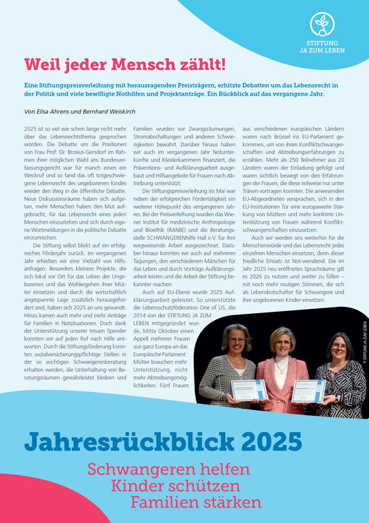 Jahresrückblick 2025